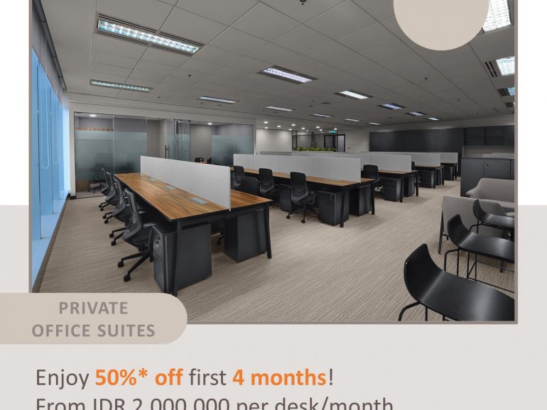 50% off first 4 months at at KLOUD International Financial Centre