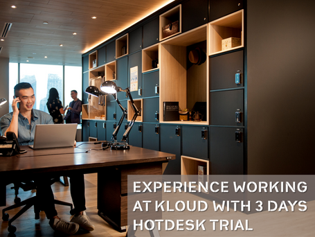 3 Days Hotdesk Trial with KLOUD