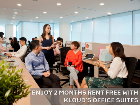 Enjoy 2 months rent free with KLOUD’s Office Suite